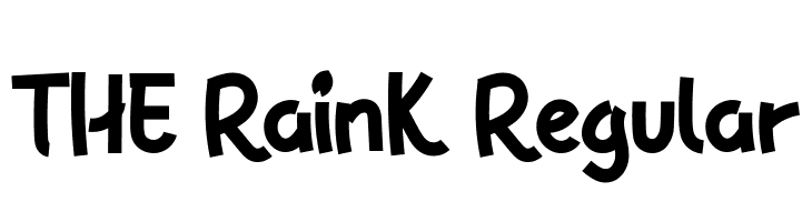 THE RainK Regular  नि: शुल्क फ़ॉन्ट्स डाउनलोड