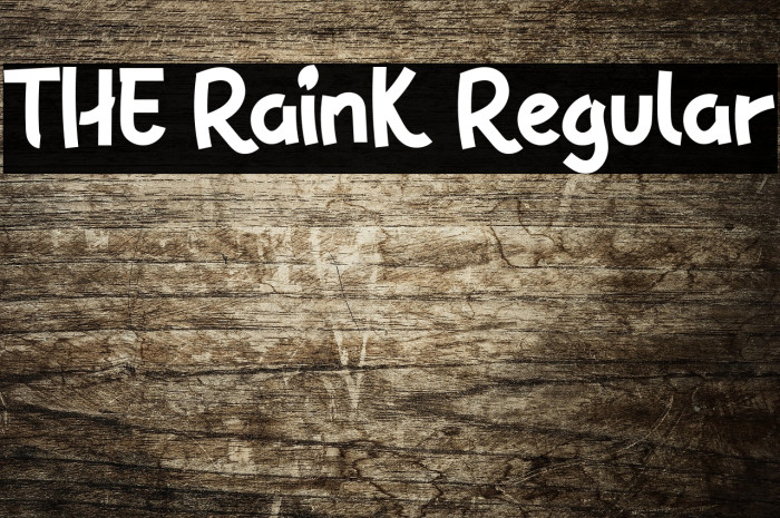 THE RainK Regular Example 2