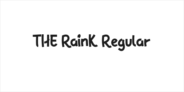 THE RainK Regular Logo