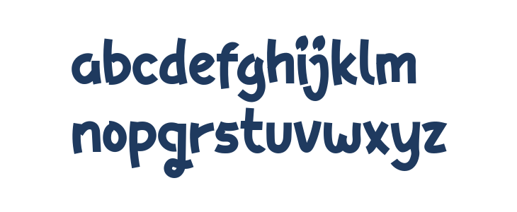 THE RainK Regular Lowercase