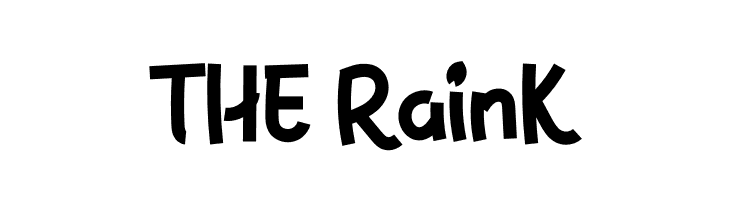 THE RainK  les polices de caractères gratuit tlcharger