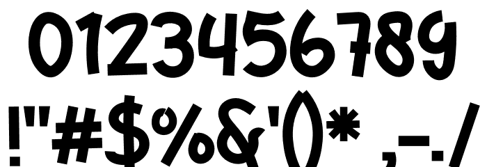 THE RainK Font OTHER CHARS