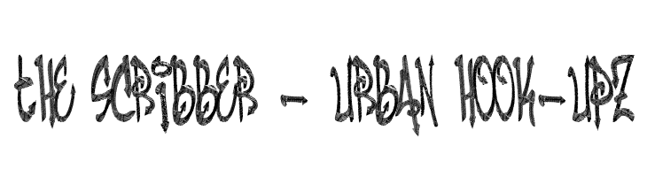 THE SCRIBBER - URBAN HOOK-UPZ  baixar fontes gratis