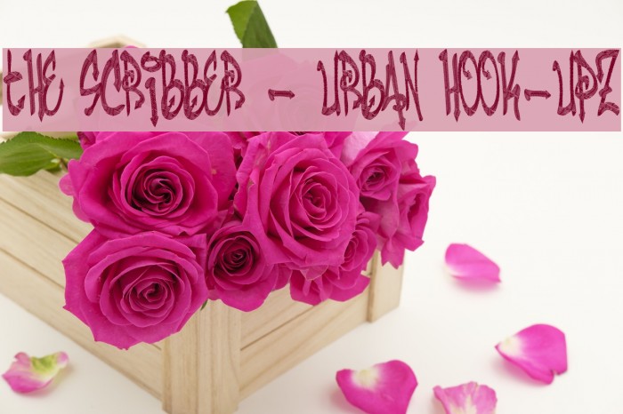 THE SCRIBBER - URBAN HOOK-UPZ Example 2