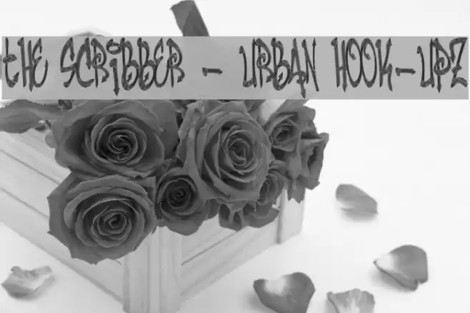 THE SCRIBBER - URBAN HOOK-UPZ Font examples
