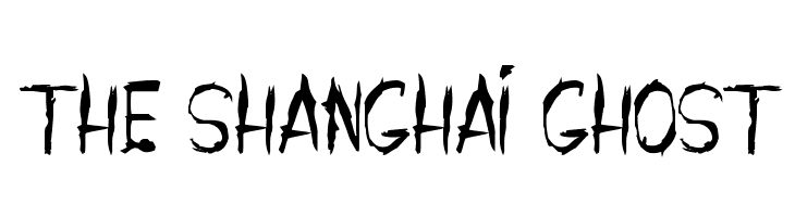 THE SHANGHAI GHOST फ़ॉन्ट