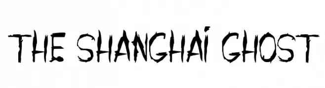 THE SHANGHAI GHOST  baixar fontes gratis