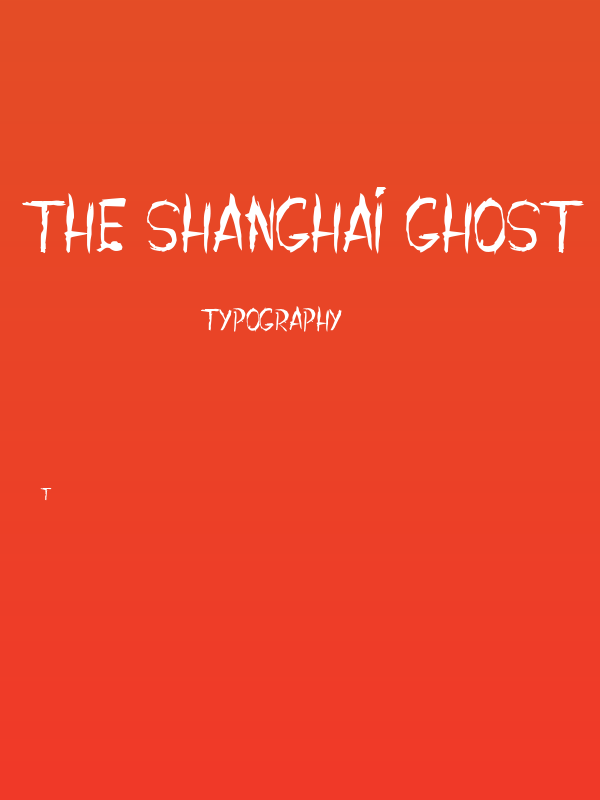 THE SHANGHAI GHOST Poster