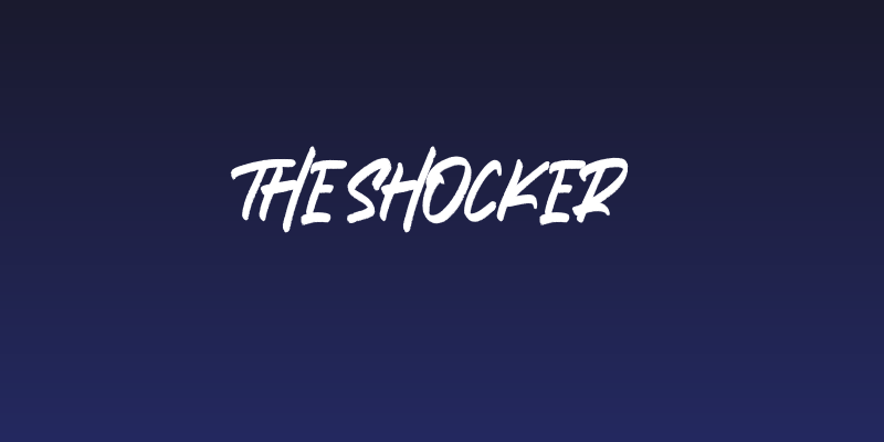 THE SHOCKER Social Header