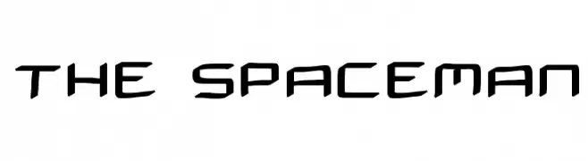 THE SPACEMAN  Frei Schriftart Herunterladen