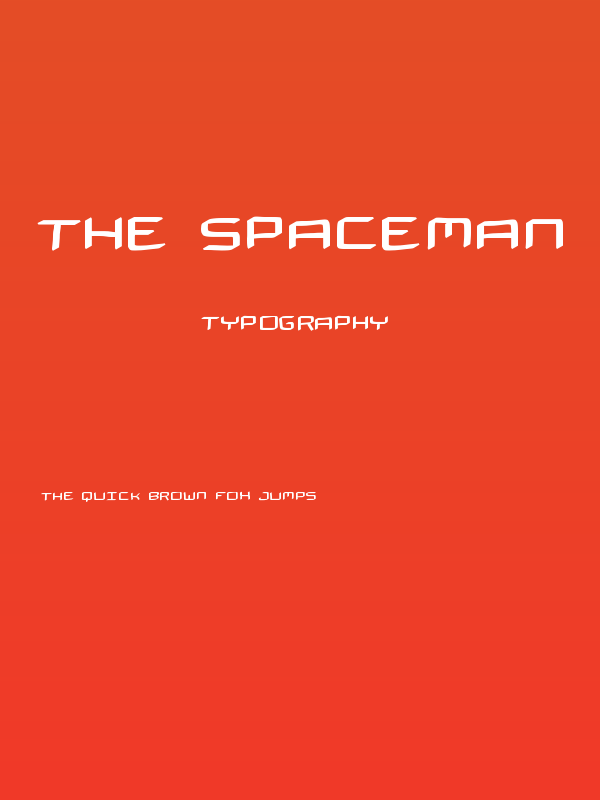 THE SPACEMAN Poster