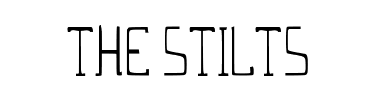 THE STILTS  नि: शुल्क फ़ॉन्ट्स डाउनलोड