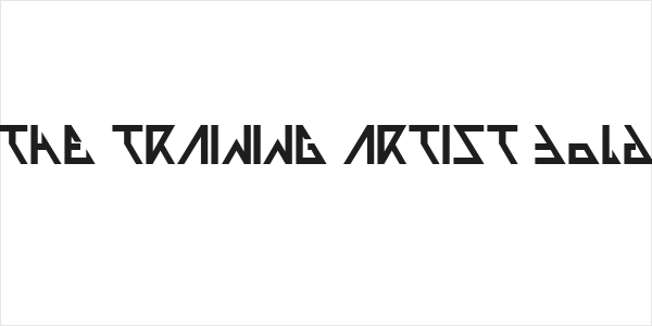 THE TRAINING ARTIST Bold Logo