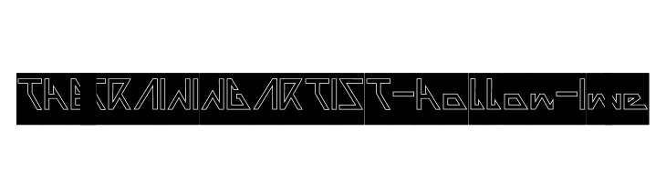 THE TRAINING ARTIST-Hollow-Inve  font caratteri gratis