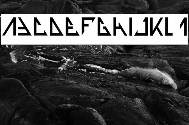 THE TRAINING ARTIST-Inverse Font examples