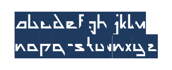 THE TRAINING ARTIST-Inverse Lowercase