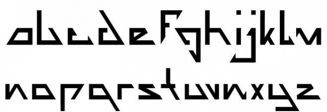 THE TRAINING ARTIST-Light Schriftart Kleinbuchstaben