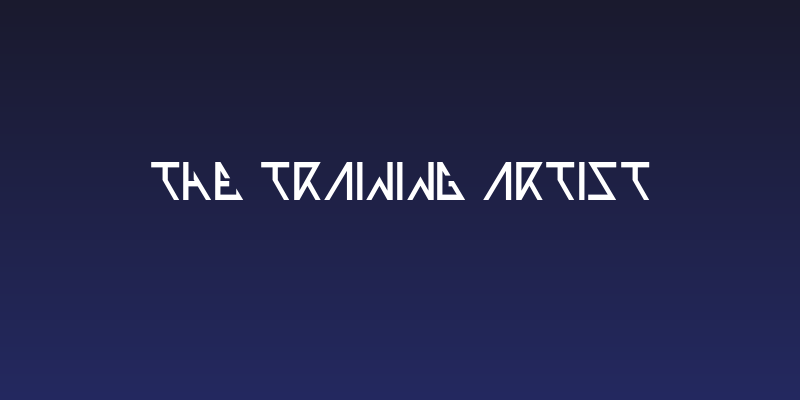THE TRAINING ARTIST Social Header