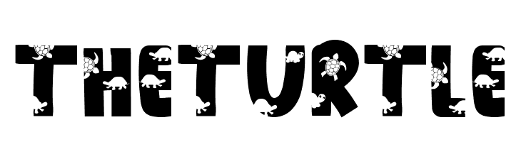 THE TURTLE  フリーフォントのダウンロード