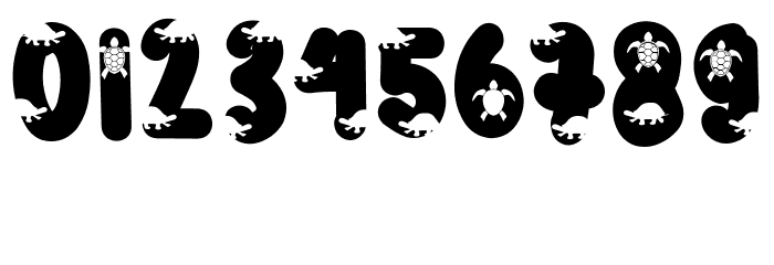 THE TURTLE Font OTHER CHARS