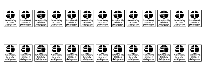 THE WIREFRAME Demo Font LOWERCASE
