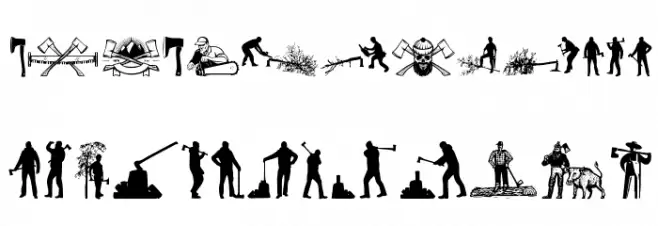 THE WOODCUTTER Font Litere mari