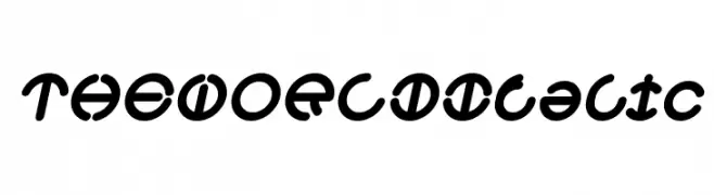 THE WORLD Italic  Fuentes Gratis Descargar