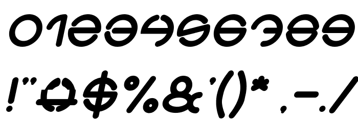 THE WORLD Italic Font OTHER CHARS