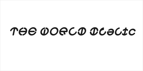 THE WORLD Italic Logo