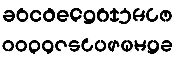 THE WORLD Font LOWERCASE