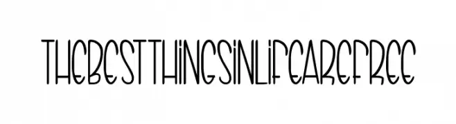 THEBESTTHINGSINLIFEAREFREE  Descarca Fonturi Gratis