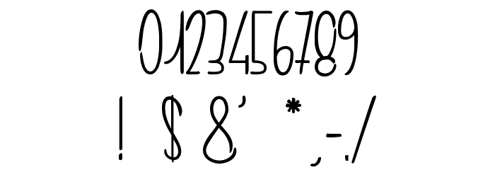 THEBESTTHINGSINLIFEAREFREE Font OTHER CHARS