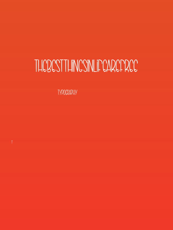 THEBESTTHINGSINLIFEAREFREE Poster