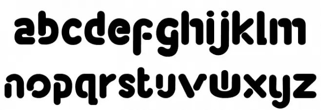 THECALVIR फ़ॉन्ट लोअरकेस