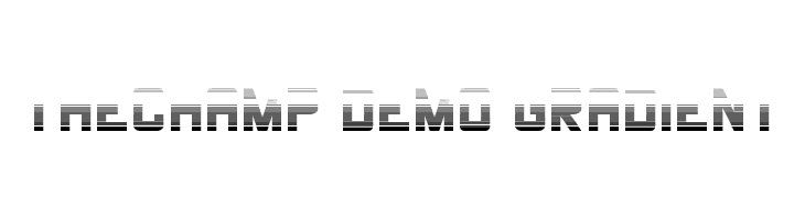 THECHAMP DEMO Gradient  font caratteri gratis