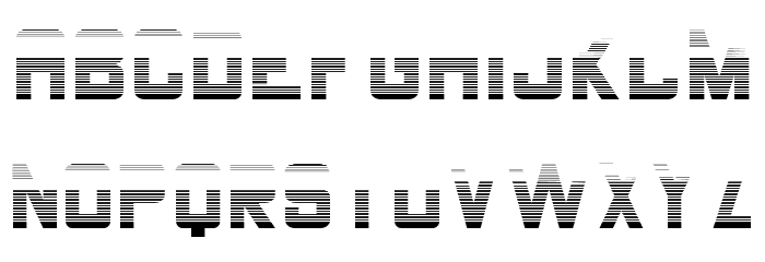 THECHAMP DEMO Gradient Font OTHER CHARS