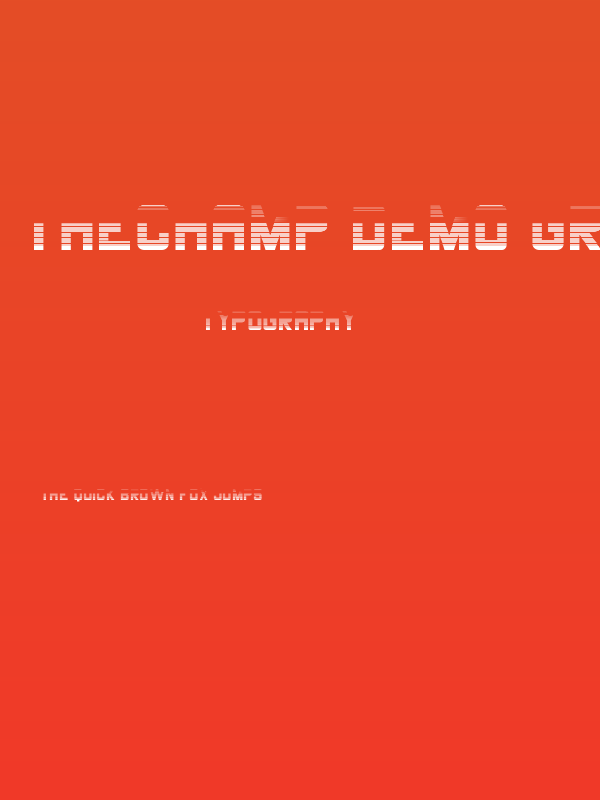 THECHAMP DEMO Gradient Poster