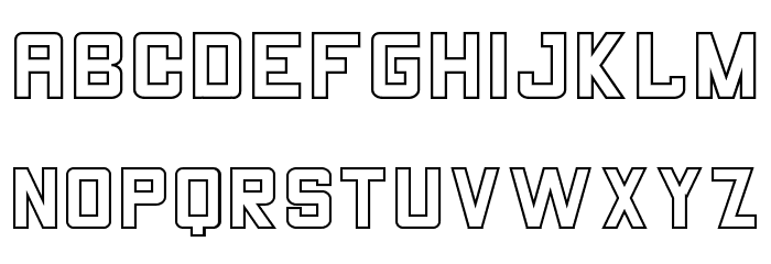 THECHAMP DEMO Stroke Font LOWERCASE