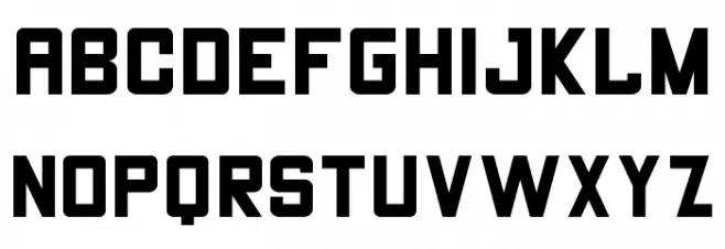 THECHAMP DEMO Schriftart Groß