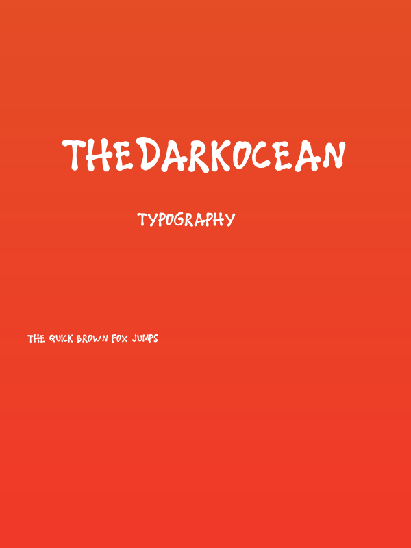 THEDARKOCEAN Poster