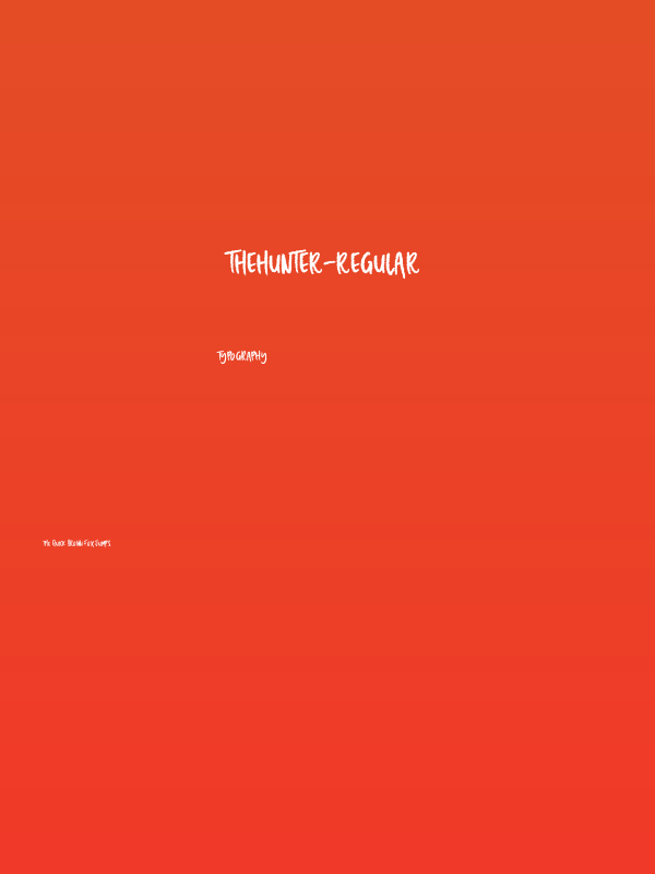 THEHUNTER-Regular Poster