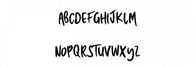 THEHUNTER-Regular Schriftart Groß
