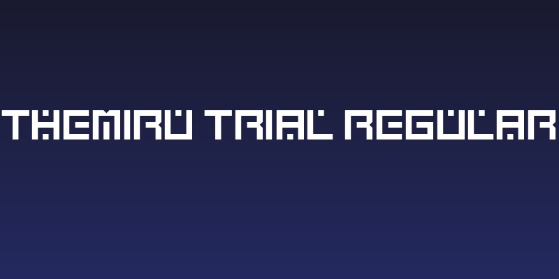 THEMIRU Trial Regular Social Header