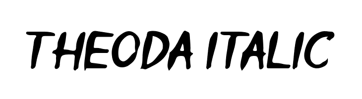 THEODA ITALIC  لخطوط تنزيل