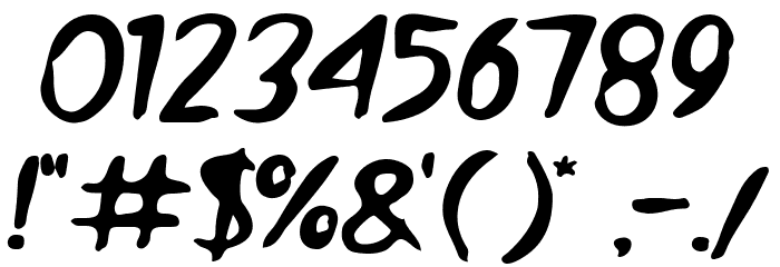 THEODA ITALIC Font OTHER CHARS