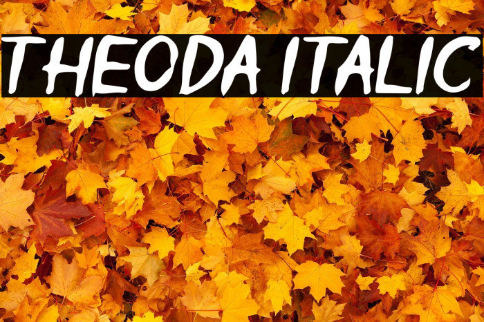 THEODA ITALIC Example 1