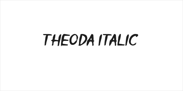 THEODA ITALIC Logo