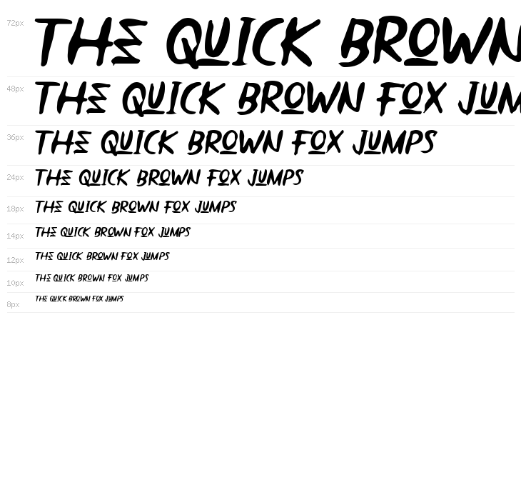 THEODA ITALIC Waterfall