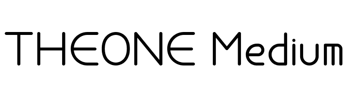THEONE Medium  免费字体下载