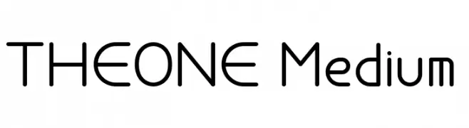 THEONE Medium  नि: शुल्क फ़ॉन्ट्स डाउनलोड